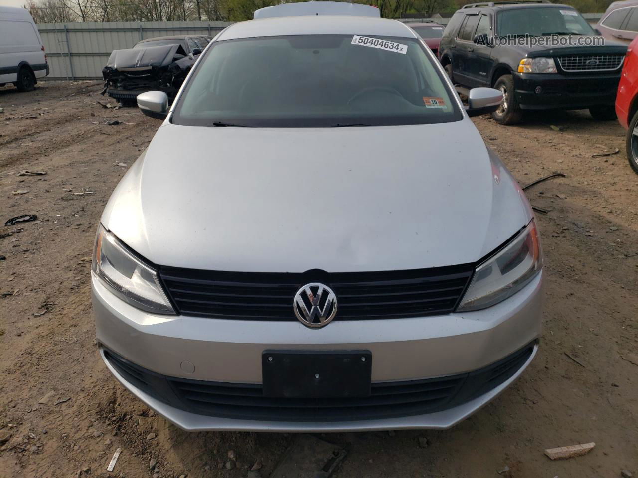 2012 Volkswagen Jetta Se Silver vin: 3VWDP7AJ6CM369487