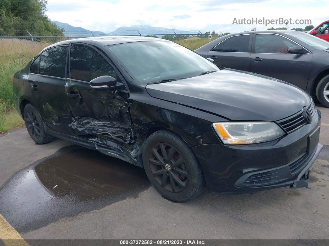 2012 Volkswagen Jetta Sedan Se W Black vin: 3VWDP7AJ6CM377248