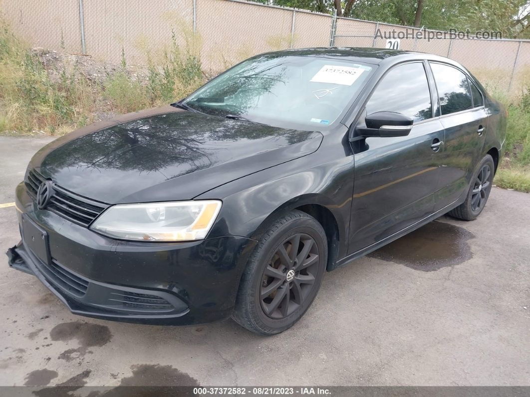 2012 Volkswagen Jetta Sedan Se W Black vin: 3VWDP7AJ6CM377248