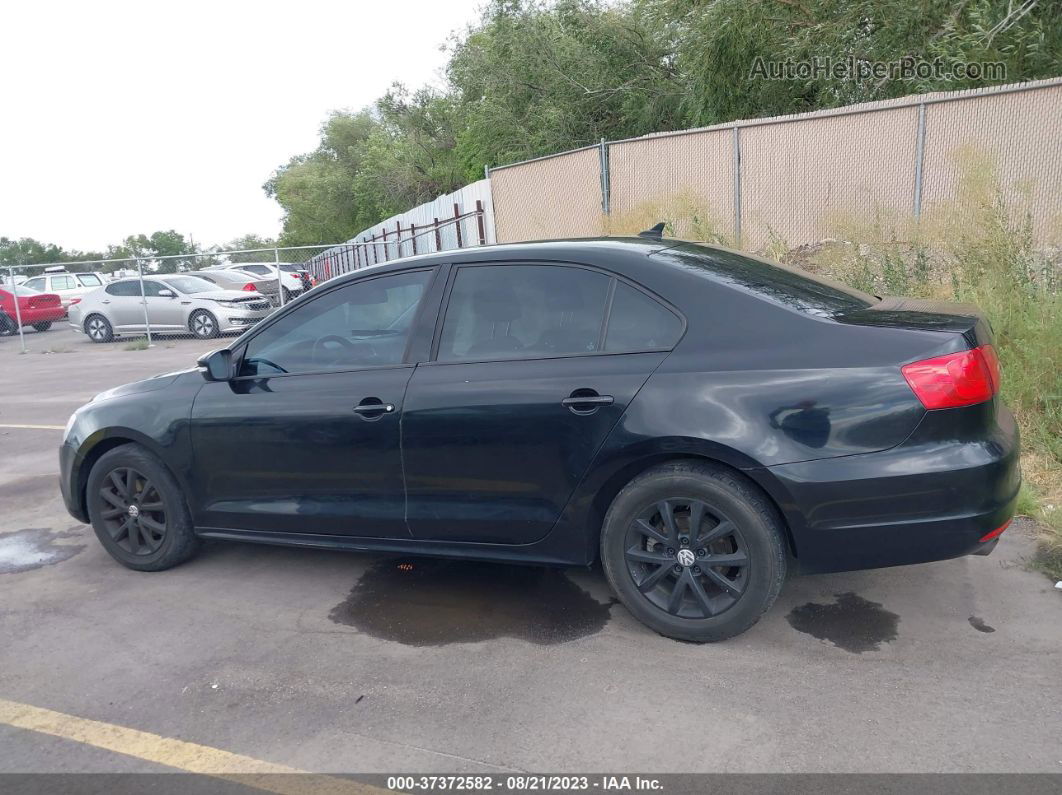 2012 Volkswagen Jetta Sedan Se W Black vin: 3VWDP7AJ6CM377248