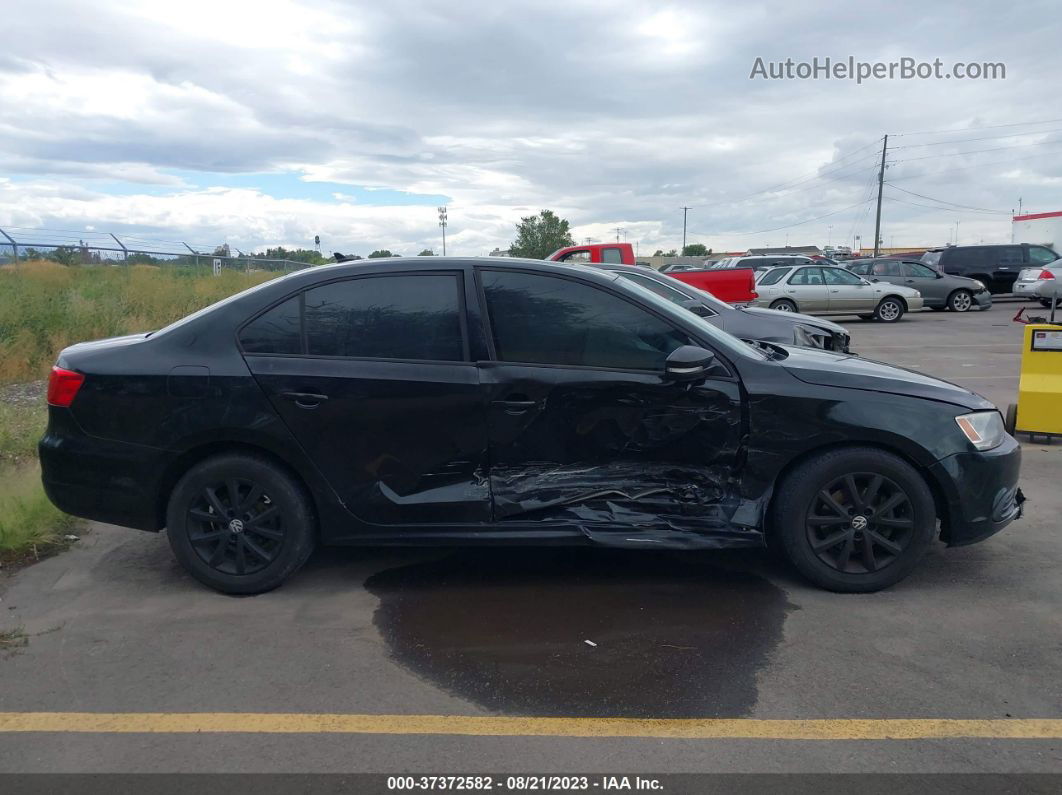 2012 Volkswagen Jetta Sedan Se W Black vin: 3VWDP7AJ6CM377248