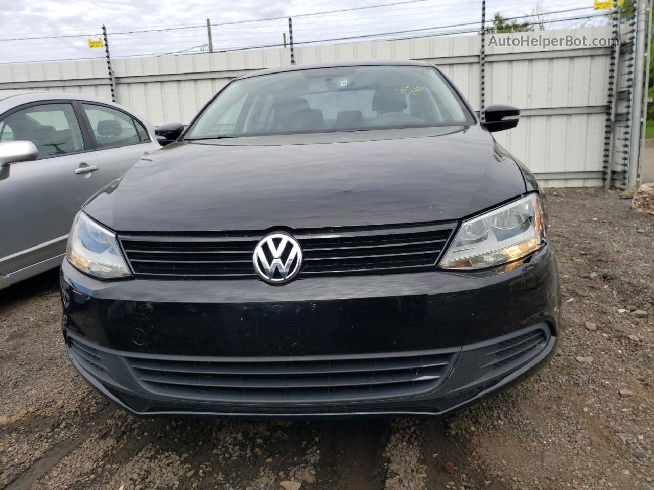 2012 Volkswagen Jetta Se Черный vin: 3VWDP7AJ6CM390226