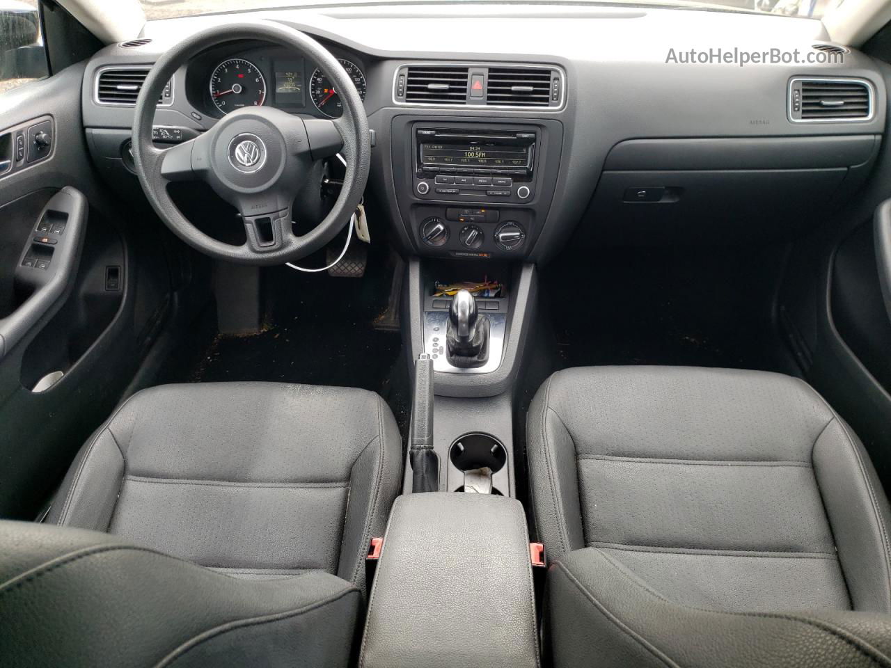 2012 Volkswagen Jetta Se Черный vin: 3VWDP7AJ6CM390226