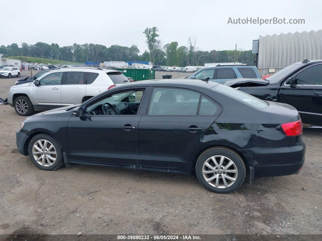 2012 Volkswagen Jetta 2.5l Se Black vin: 3VWDP7AJ6CM399461