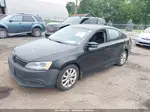 2012 Volkswagen Jetta 2.5l Se Black vin: 3VWDP7AJ6CM399461