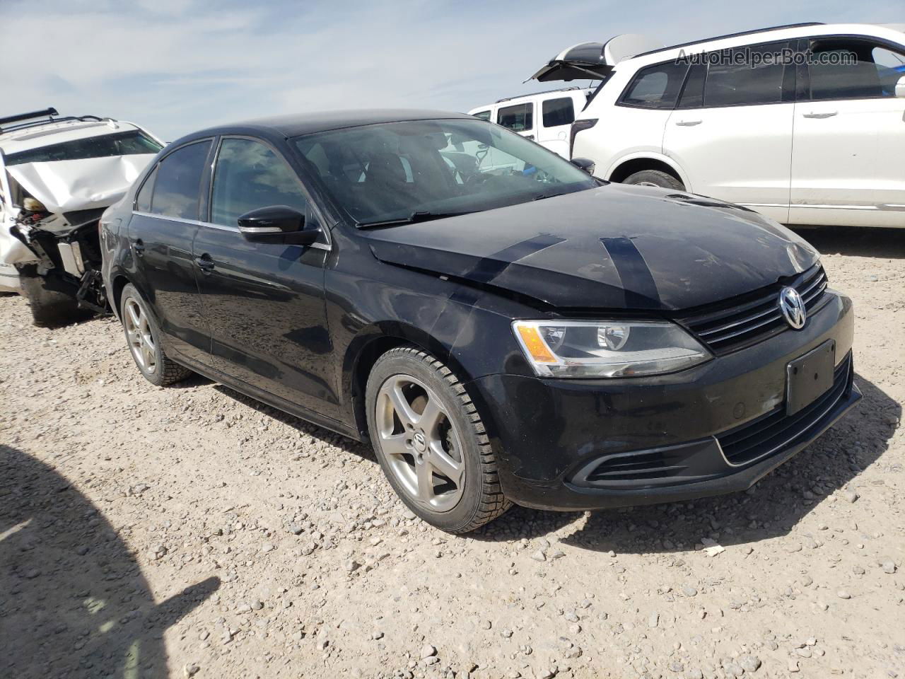 2013 Volkswagen Jetta Se Черный vin: 3VWDP7AJ6DM211362