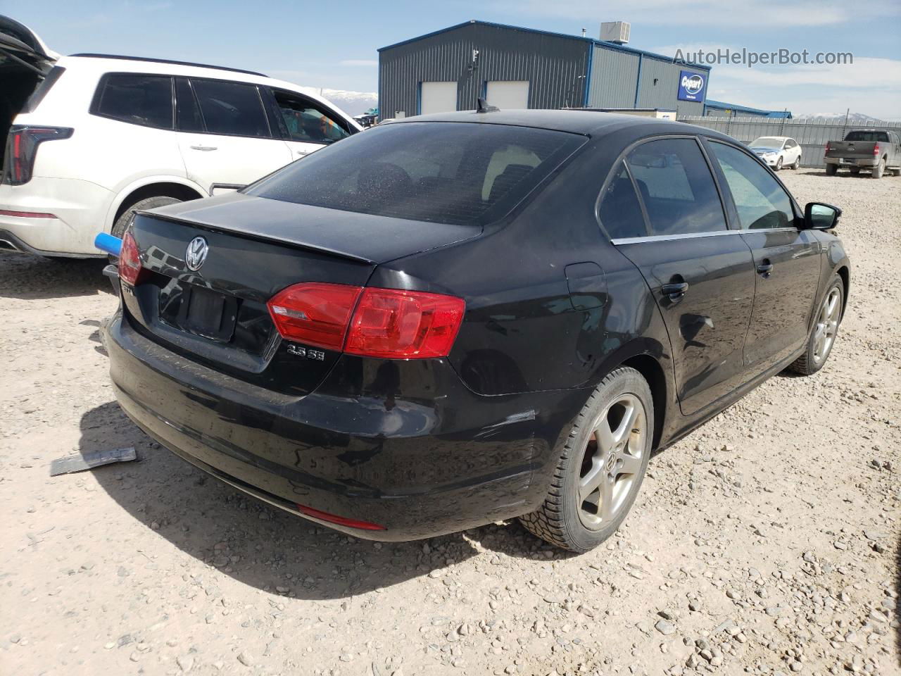 2013 Volkswagen Jetta Se Black vin: 3VWDP7AJ6DM211362