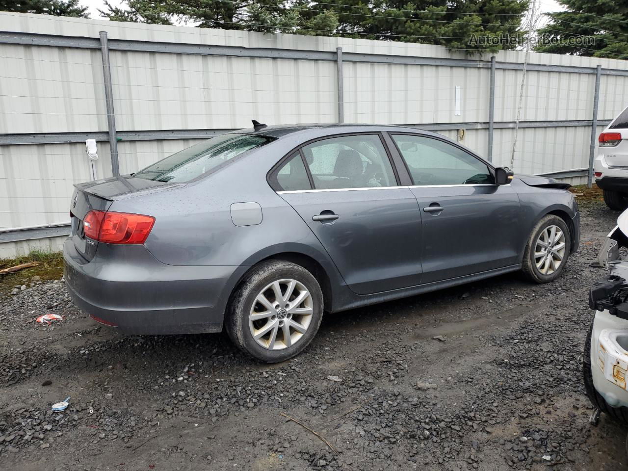 2013 Volkswagen Jetta Se Gray vin: 3VWDP7AJ6DM355560