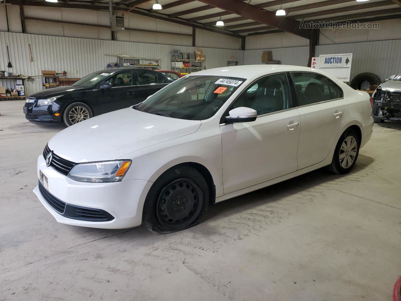 2013 Volkswagen Jetta Se White vin: 3VWDP7AJ6DM428930