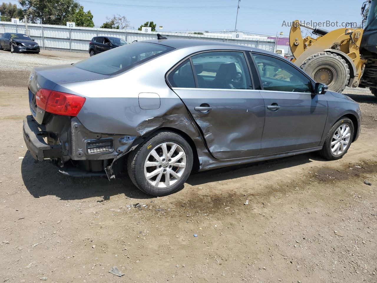 2013 Volkswagen Jetta Se Gray vin: 3VWDP7AJ6DM437496