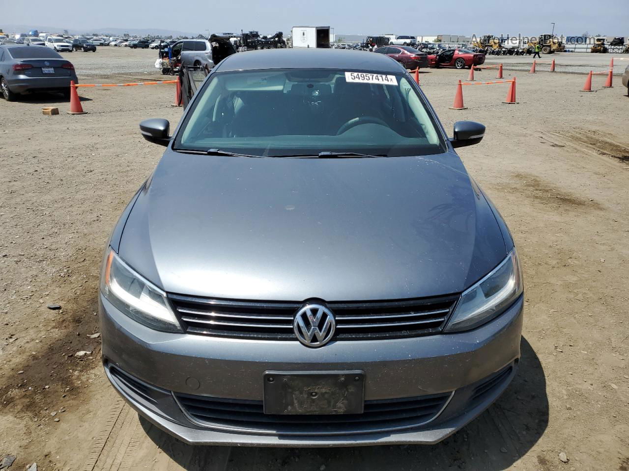 2013 Volkswagen Jetta Se Gray vin: 3VWDP7AJ6DM437496