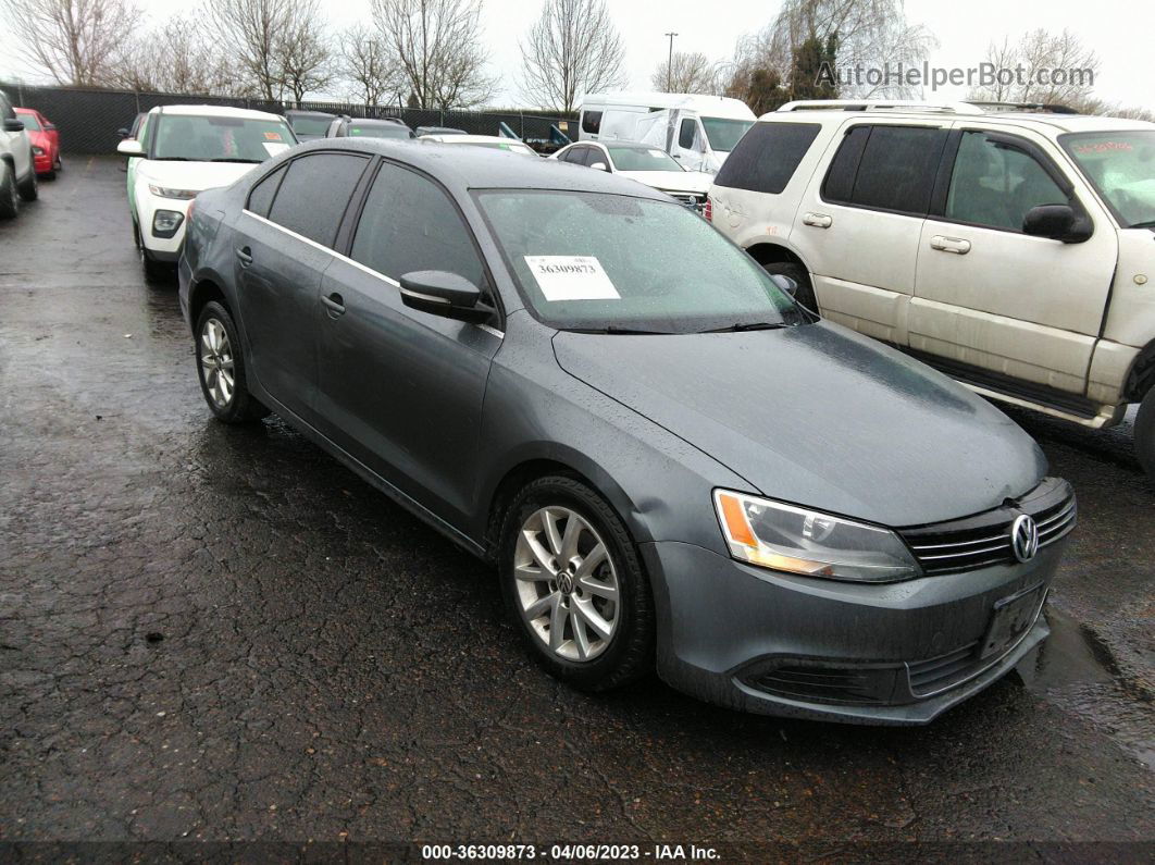 2013 Volkswagen Jetta Sedan Se W/convenience Gray vin: 3VWDP7AJ6DM437966