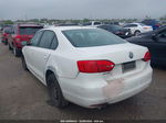 2012 Volkswagen Jetta 2.5l Se White vin: 3VWDP7AJ7CM362824