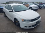 2012 Volkswagen Jetta 2.5l Se White vin: 3VWDP7AJ7CM362824