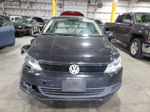 2012 Volkswagen Jetta Se Black vin: 3VWDP7AJ7CM415084