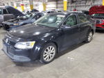 2012 Volkswagen Jetta Se Black vin: 3VWDP7AJ7CM415084