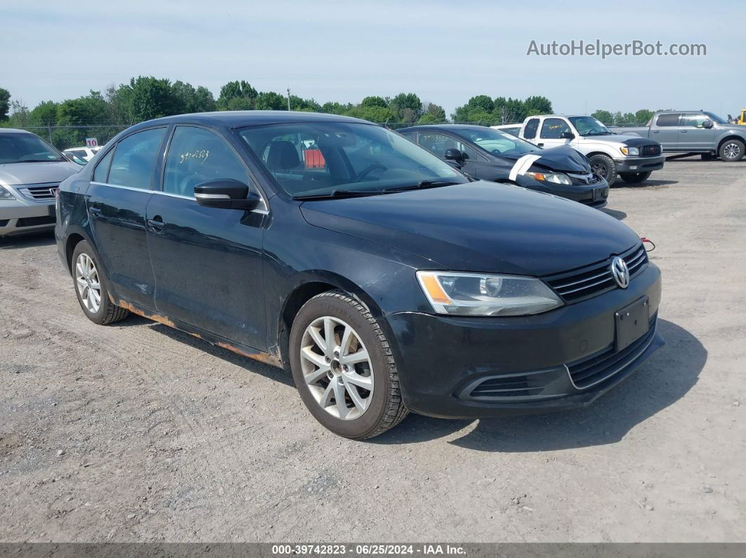 2013 Volkswagen Jetta 2.5l Se Черный vin: 3VWDP7AJ7DM210639