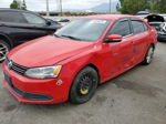 2013 Volkswagen Jetta Se Red vin: 3VWDP7AJ7DM245522