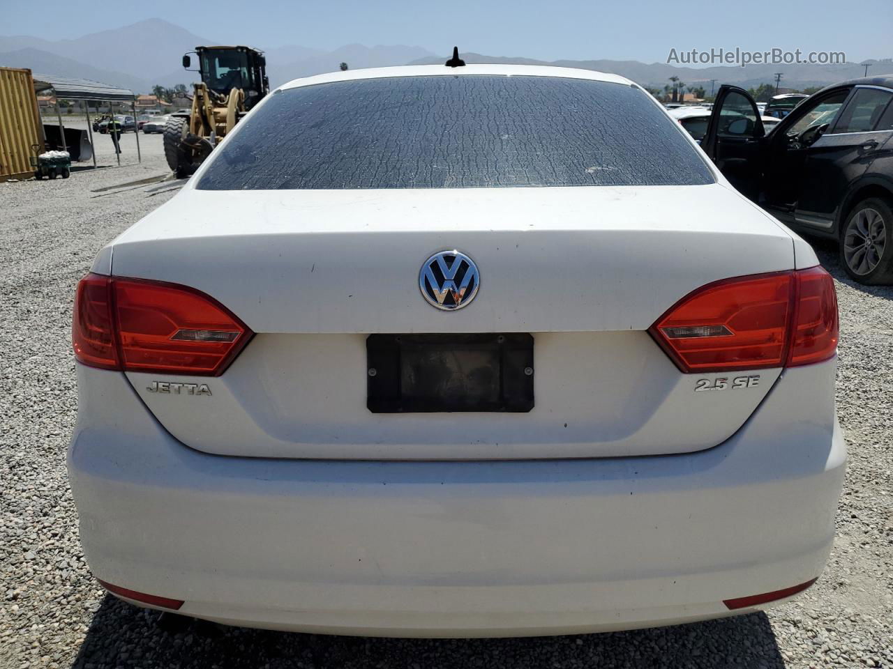 2013 Volkswagen Jetta Se White vin: 3VWDP7AJ7DM256276