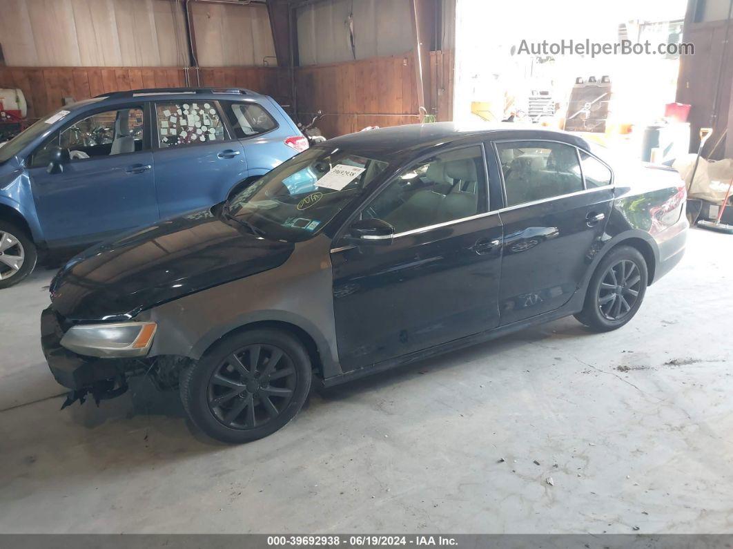 2013 Volkswagen Jetta 2.5l Se Черный vin: 3VWDP7AJ7DM258996