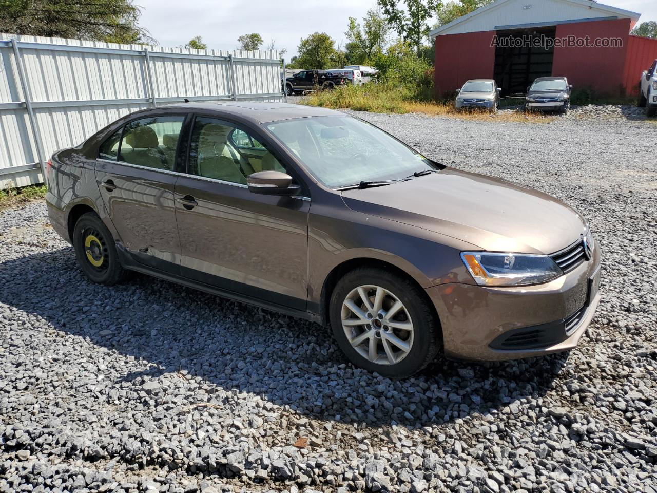 2013 Volkswagen Jetta Se Коричневый vin: 3VWDP7AJ7DM372223