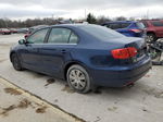 2013 Volkswagen Jetta Se Blue vin: 3VWDP7AJ7DM381570