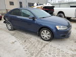 2013 Volkswagen Jetta Se Blue vin: 3VWDP7AJ7DM381570