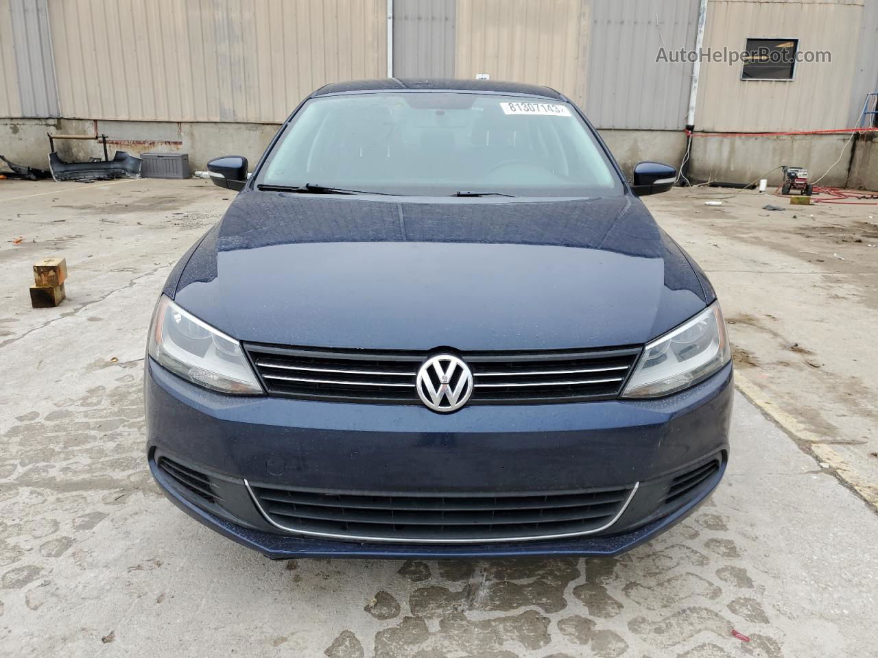 2013 Volkswagen Jetta Se Blue vin: 3VWDP7AJ7DM381570