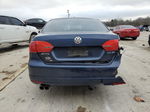 2013 Volkswagen Jetta Se Blue vin: 3VWDP7AJ7DM381570