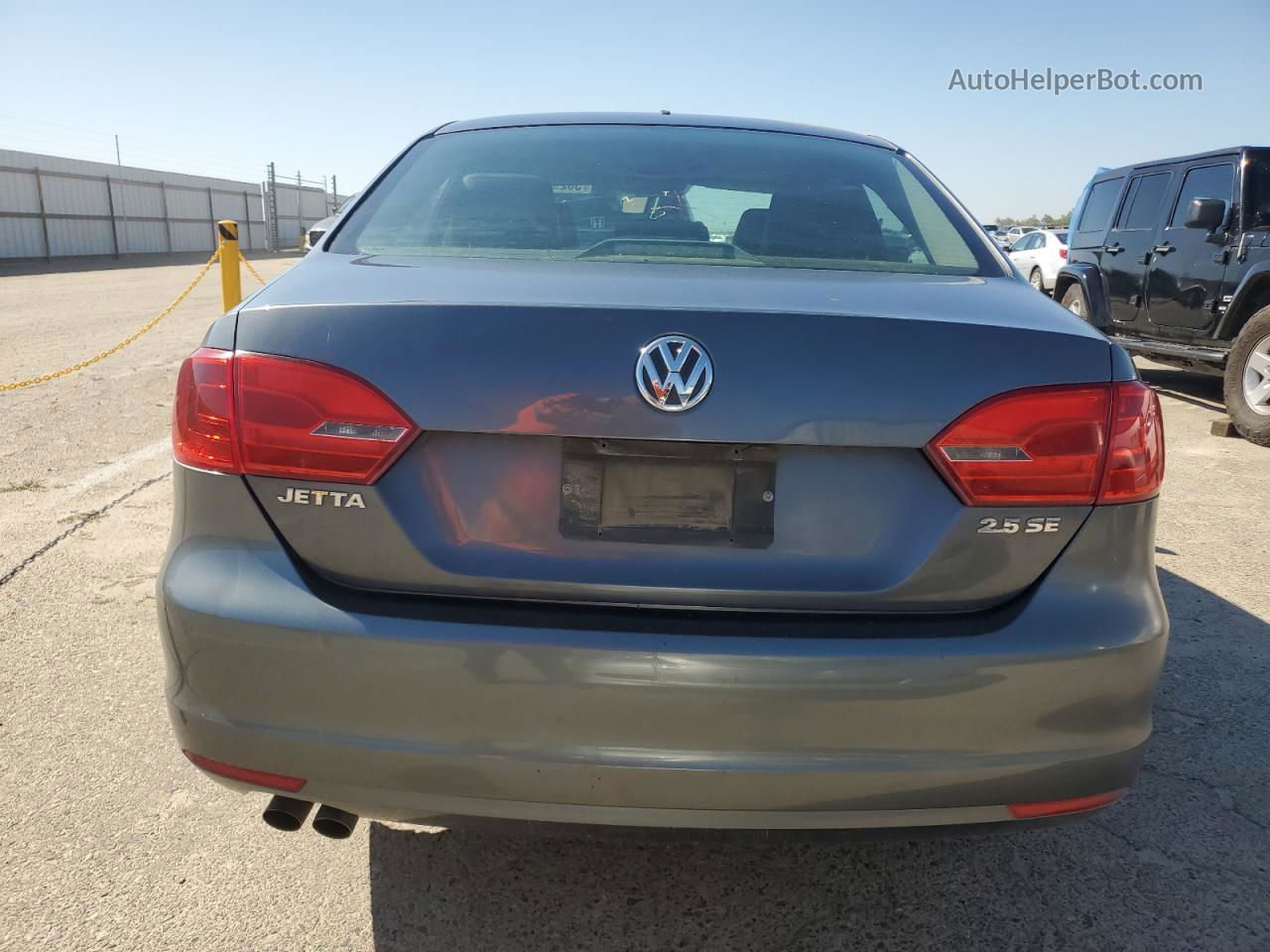 2013 Volkswagen Jetta Se Gray vin: 3VWDP7AJ7DM382802