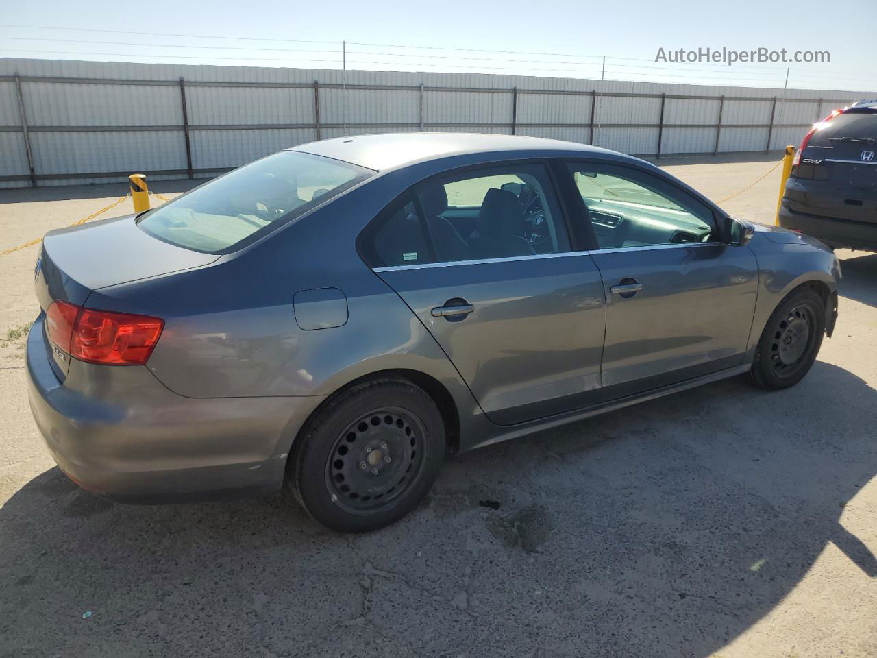 2013 Volkswagen Jetta Se Gray vin: 3VWDP7AJ7DM382802