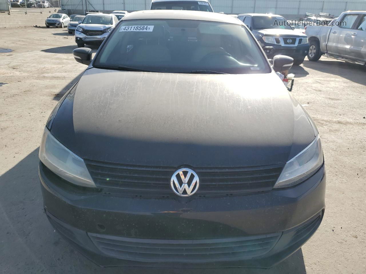 2013 Volkswagen Jetta Se Black vin: 3VWDP7AJ7DM424921