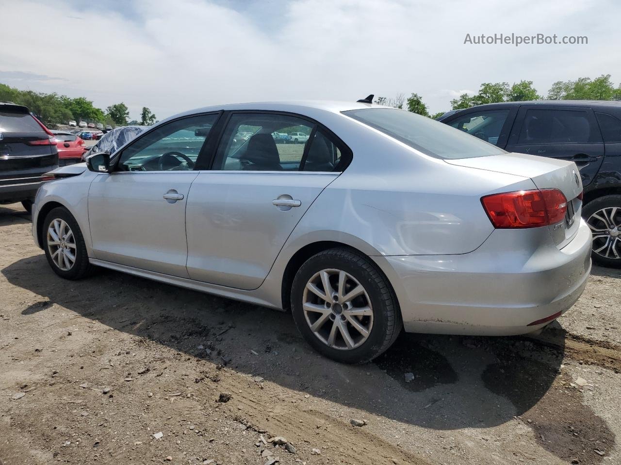 2013 Volkswagen Jetta Se Silver vin: 3VWDP7AJ7DM426846