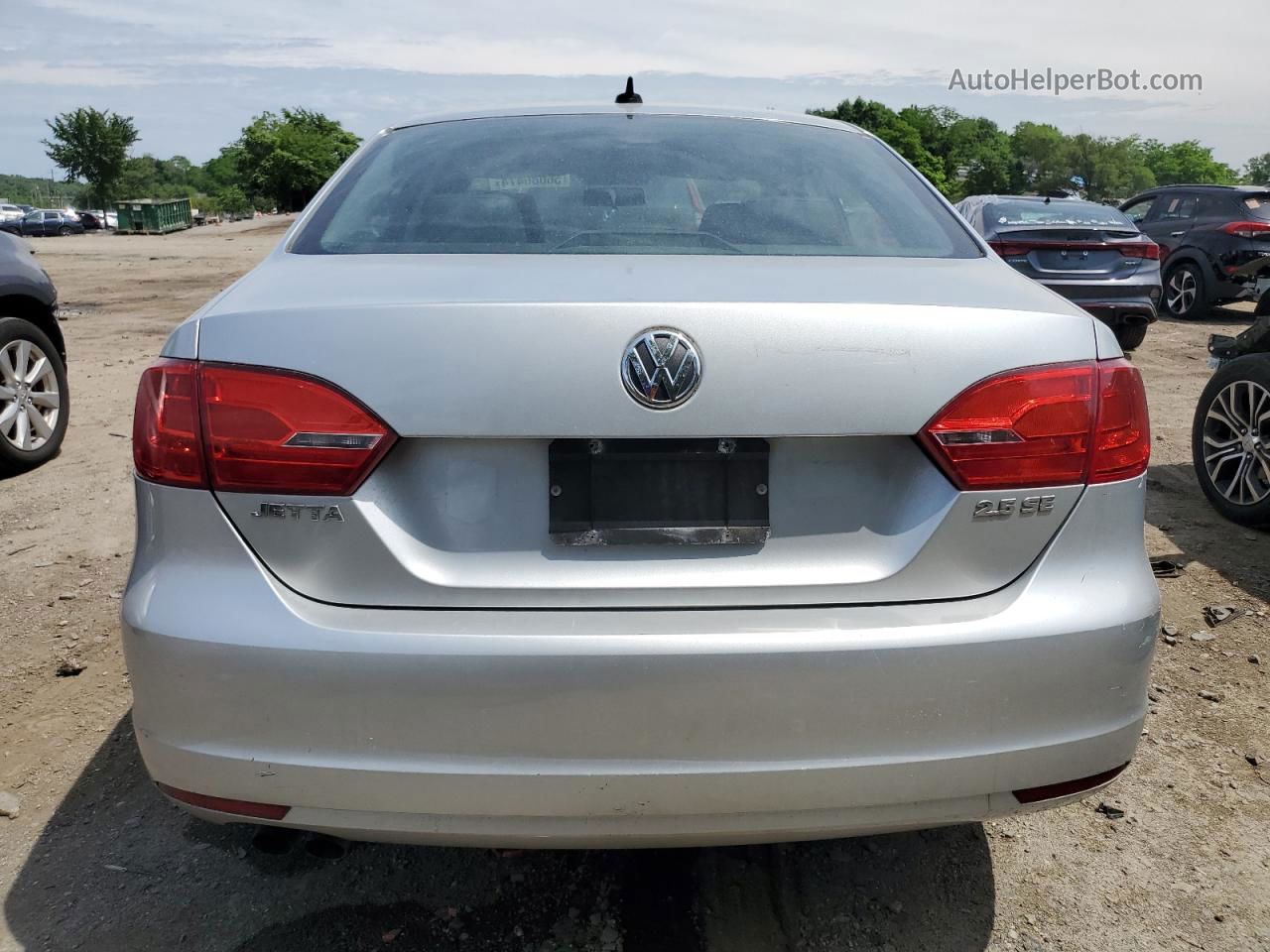 2013 Volkswagen Jetta Se Silver vin: 3VWDP7AJ7DM426846