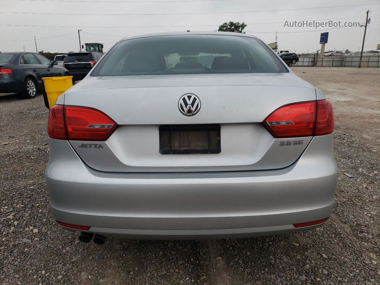 2013 Volkswagen Jetta Se Silver vin: 3VWDP7AJ7DM428161