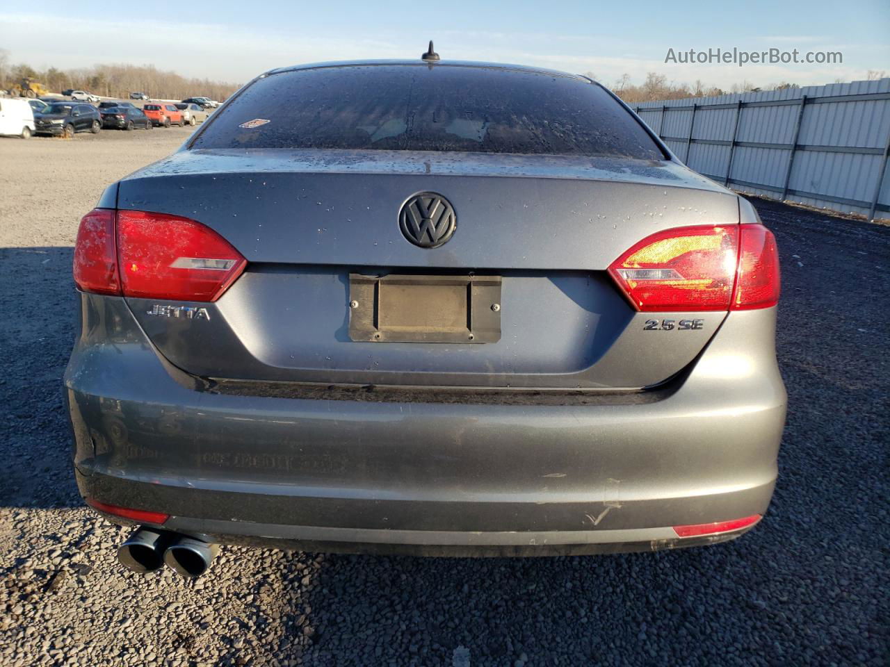 2012 Volkswagen Jetta Se Gray vin: 3VWDP7AJ8CM080319