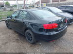 2012 Volkswagen Jetta 2.5l Se Black vin: 3VWDP7AJ8CM085665