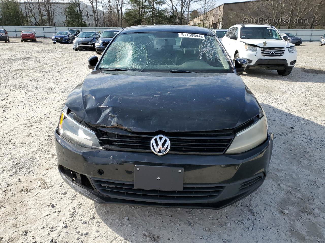 2012 Volkswagen Jetta Se Черный vin: 3VWDP7AJ8CM117742