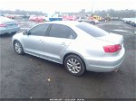 2012 Volkswagen Jetta 2.5l Se Silver vin: 3VWDP7AJ8CM120494