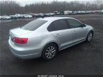 2012 Volkswagen Jetta 2.5l Se Silver vin: 3VWDP7AJ8CM120494