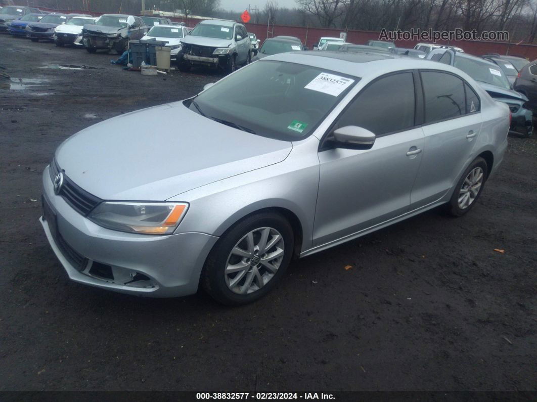 2012 Volkswagen Jetta 2.5l Se Серебряный vin: 3VWDP7AJ8CM120494