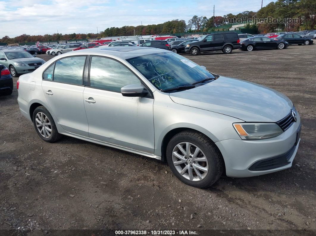 2012 Volkswagen Jetta Sedan Se W Серебряный vin: 3VWDP7AJ8CM303040