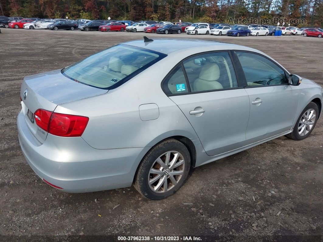 2012 Volkswagen Jetta Sedan Se W Серебряный vin: 3VWDP7AJ8CM303040