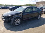 2012 Volkswagen Jetta Se Black vin: 3VWDP7AJ8CM327564