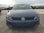 2012 Volkswagen Jetta Se Blue vin: 3VWDP7AJ8CM358958