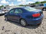 2012 Volkswagen Jetta Se Blue vin: 3VWDP7AJ8CM369460