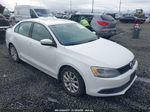 2012 Volkswagen Jetta 2.5l Se White vin: 3VWDP7AJ8CM406393