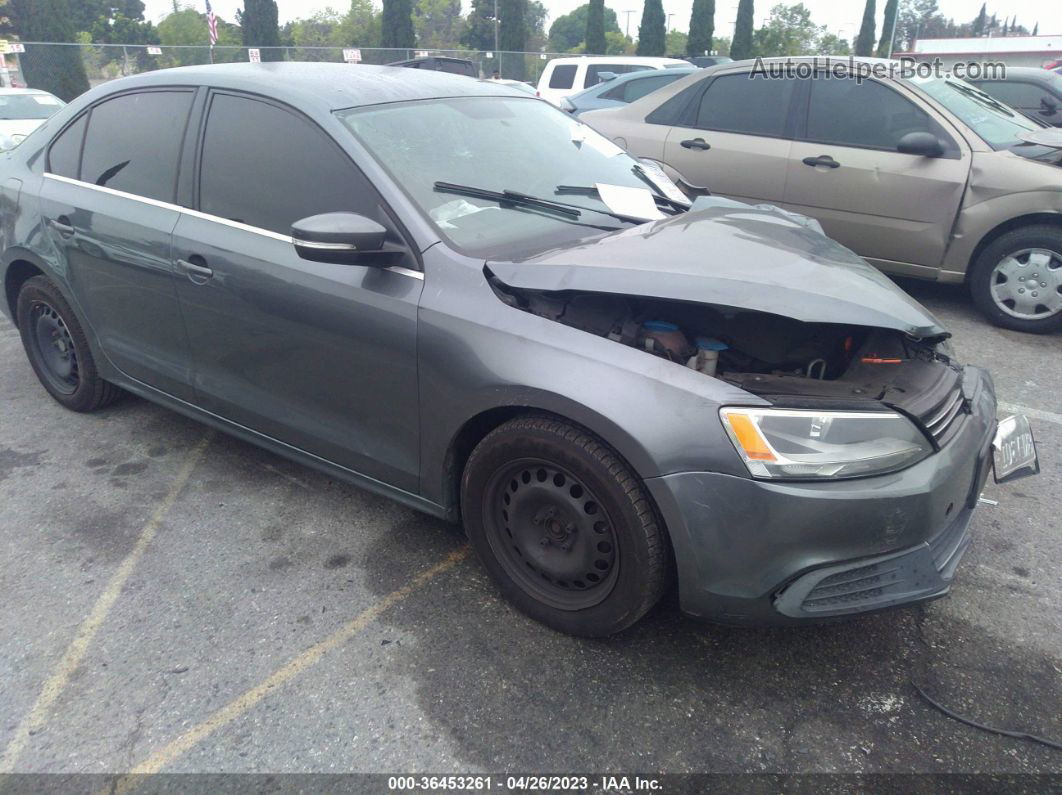 2013 Volkswagen Jetta Sedan Se Gray vin: 3VWDP7AJ8DM202887