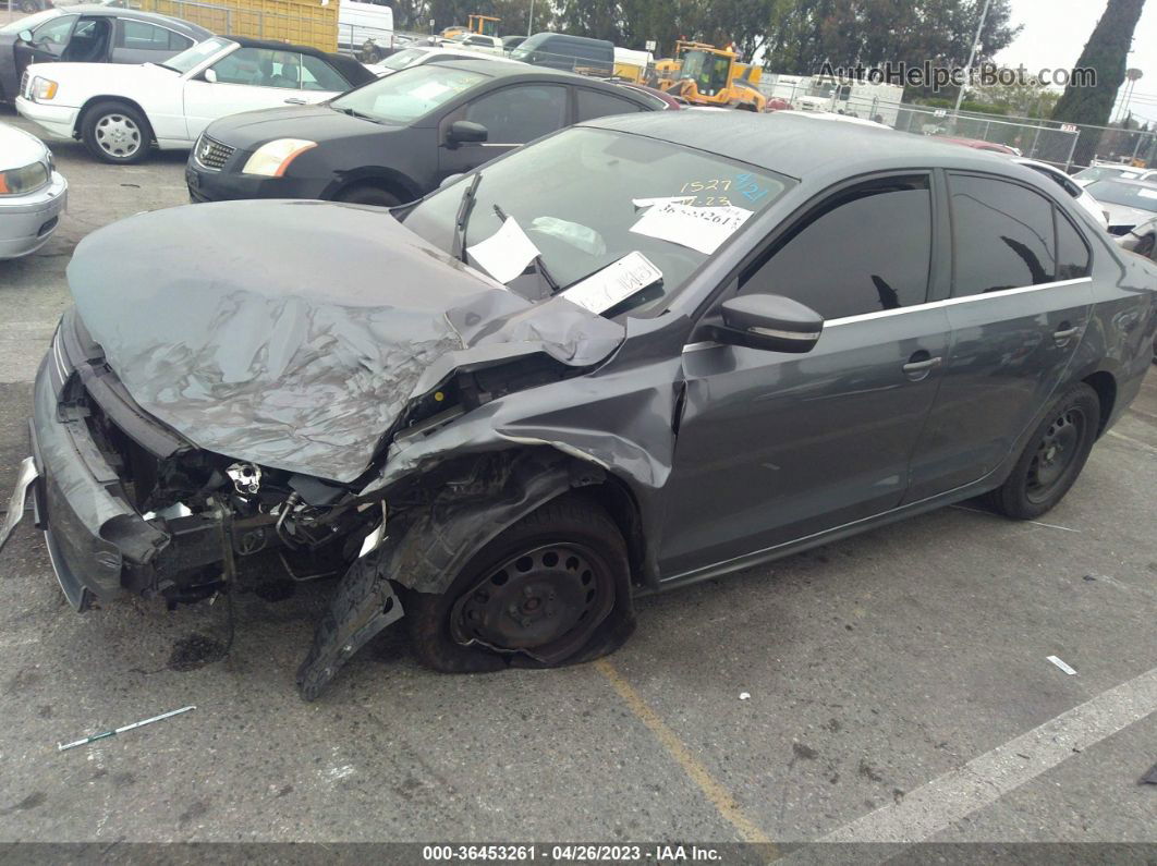 2013 Volkswagen Jetta Sedan Se Gray vin: 3VWDP7AJ8DM202887