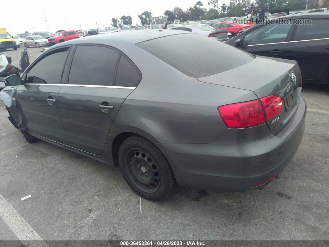 2013 Volkswagen Jetta Sedan Se Gray vin: 3VWDP7AJ8DM202887